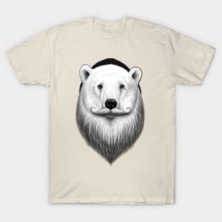 bearded polar bear T-Shirt